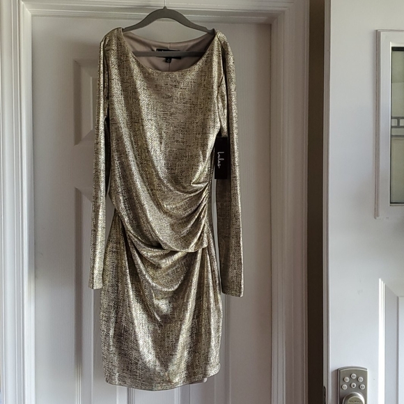 Lulus Dresses & Skirts - Lulus gold new with tags mini dress size small nwt